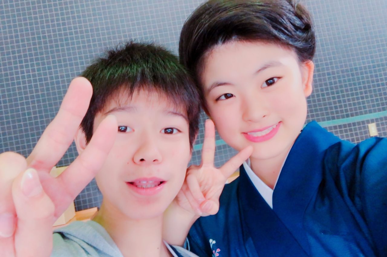 信濃優扇会　子供達